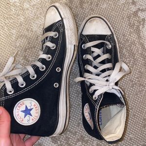 converse black high top